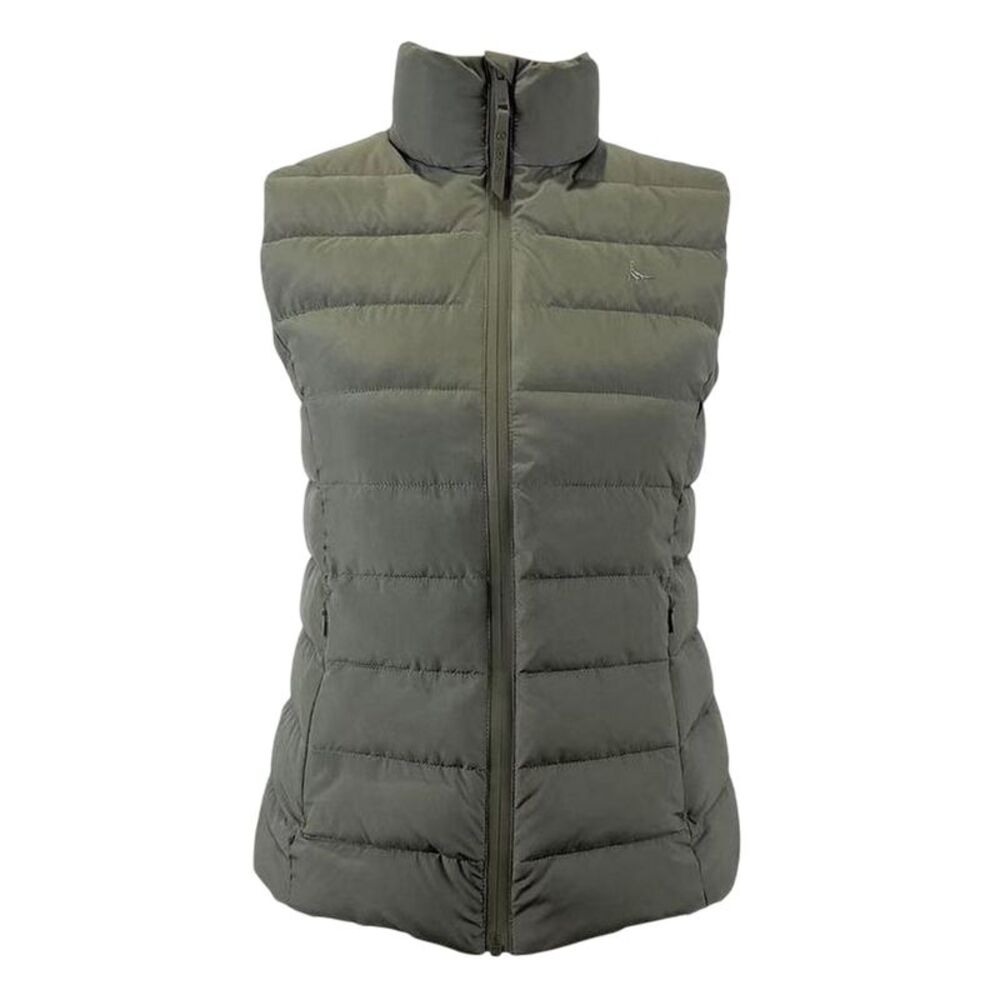 Jack Wills Womens/Ladies Polyester Lightweight Vest / Khaki Green